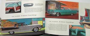 1957 Chrysler Windsor Saratoga New Yorker Color Sales Brochure Original