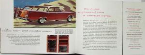 1957 Chrysler Windsor Saratoga New Yorker Color Sales Brochure Original