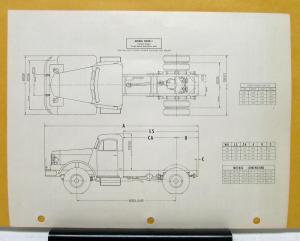 1955 1956 1957 1958 1959 Federal Truck Model 200R 1 Specification Sheet