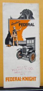 1924 Federal Knight Truck Model 1 Ton Sales Folder With Different Bodies