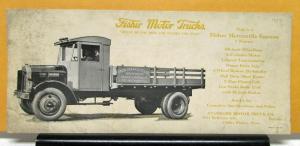 1925 Fisher Truck Model Mercantile Express 2 Tonner Ink Blotter
