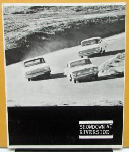 1962 Plymouth Dealer Sales Brochure Showdown At Riverside Performance Comparison
