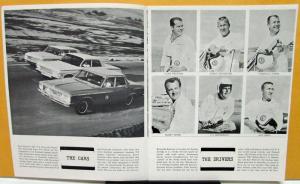 1962 Plymouth Dealer Sales Brochure Showdown At Riverside Performance Comparison