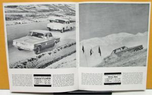 1962 Plymouth Dealer Sales Brochure Showdown At Riverside Performance Comparison