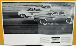 1962 Plymouth Dealer Sales Brochure Showdown At Riverside Performance Comparison