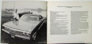 1969 Chrysler Trailer Towing Sales Folder Original Newport T&C Wagon 300