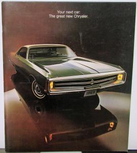 1969 Chrysler 300 Newport & Custom T&C Wagon NY Color XL Sales Brochure Orig