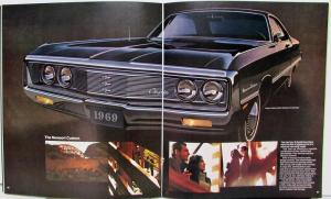 1969 Chrysler 300 Newport & Custom T&C Wagon NY Color XL Sales Brochure Orig