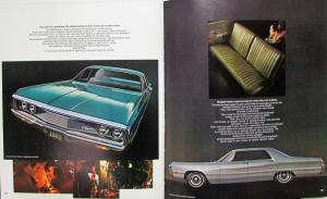 1969 Chrysler 300 Newport & Custom T&C Wagon NY Color XL Sales Brochure Orig