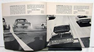 1963 Plymouth Dealer Sales Brochure Return To Riverside Performance Comparison