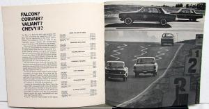 1963 Plymouth Dealer Sales Brochure Return To Riverside Performance Comparison