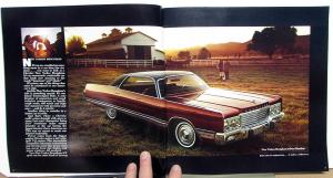 1973 Chrysler New Yorker Newport Town & Country Wagon Color XL Sales Brochure