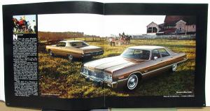 1973 Chrysler New Yorker Newport Town & Country Wagon Color XL Sales Brochure
