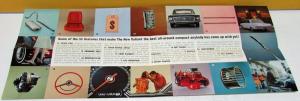 1963 Plymouth Valiant Dealer Color Sales Brochure Folder Features Options