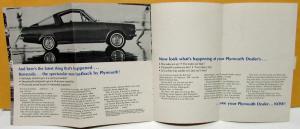 1964 Plymouth Dealer Mailer Performance Racing Stock Car Petty Drag Racing