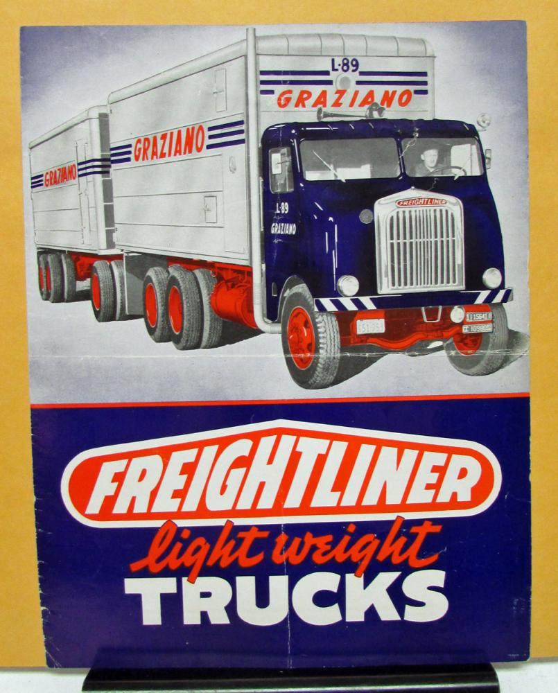 1950 Freightliner Truck Model A 64 Sales Brochure & Specifications
