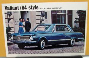 1964 Plymouth Valiant Dealer Postcard Mailer Test Drive Invitation Large