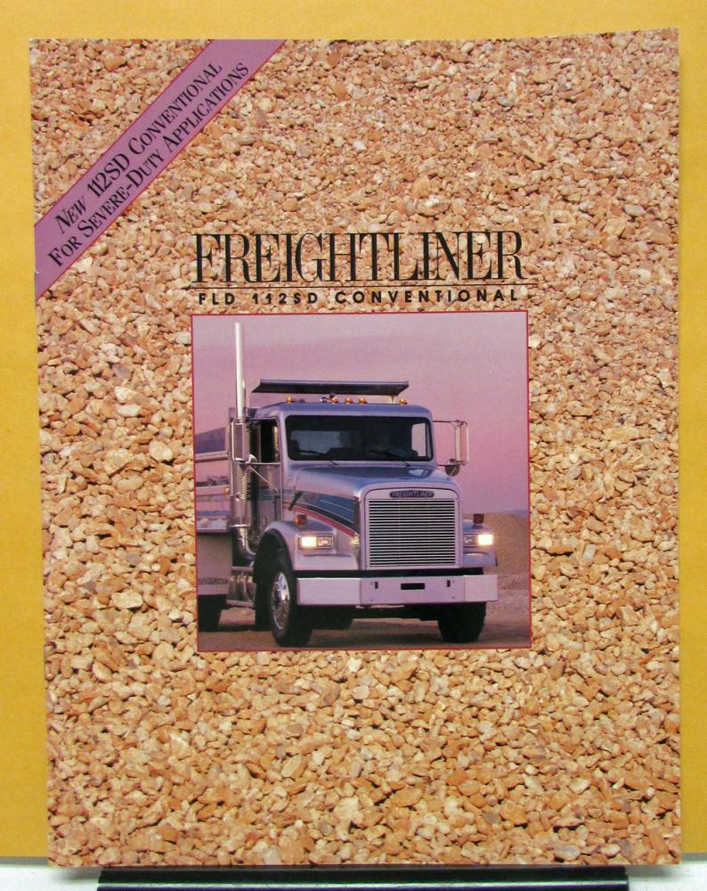 1991 Freightliner Truck Model FLD112SD Conventional Sales Brochure