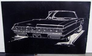 1965 Plymouth VIP Concept Car Brochure Car Show Dealer Handout Original Rare
