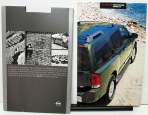 2004 Nissan Pathfinder Armada Dealer Sales Brochure
