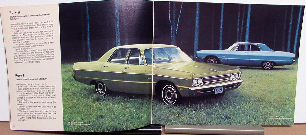 1969 Plymouth Sales Brochure Road Runner GTX Satellite Belvedere