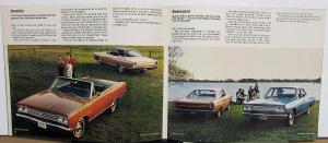 1969 Plymouth Sales Brochure Road Runner GTX Satellite Belvedere Cuda Fury 8/68