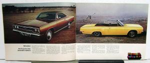 1970 Plymouth Makes It Brochure Road Runner GTX Cuda Duster Hemi 440+6 Revised