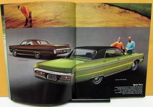 1971 Plymouth Fury I II III Sport GT Wagon Dealer Color Sales Brochure Original