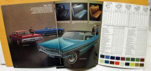 1971 Plymouth Fury I II III Sport GT Wagon Dealer Color Sales Brochure Original