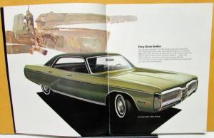 1972 Plymouth Fury I II III Gran Coupe Wagon Dealer Color Sales Brochure