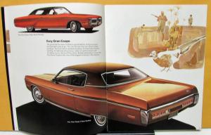 1972 Plymouth Fury I II III Gran Coupe Wagon Dealer Color Sales Brochure