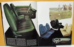 1972 Plymouth Fury I II III Gran Coupe Wagon Dealer Color Sales Brochure