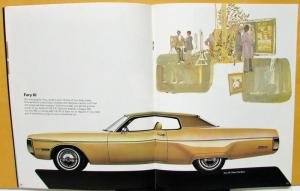 1972 Plymouth Fury I II III Gran Coupe Wagon Dealer Color Sales Brochure