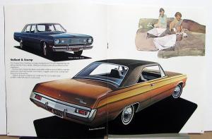 1972 Plymouth Barracuda Cuda Duster Valiant Chrysler Color Sales Brochure