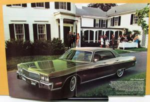 1973 Plymouth Fury Gran Coupe Sedan I II III Sales Brochure Original