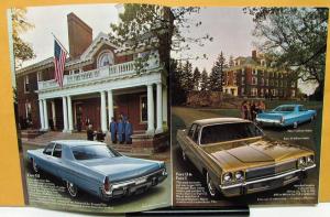 1973 Plymouth Fury Gran Coupe Sedan I II III Sales Brochure Original