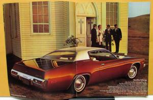 1973 Plymouth Satellite Road Runner Sebring Sales Brochure Rev 12 01 72