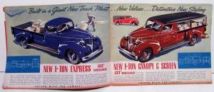 1939 Dodge Half Three Quarter One Ton Trucks TC & TD Series Specs Sale Brochure