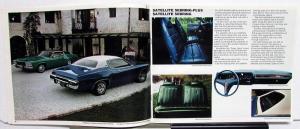 1974 Chrysler Plymouth Imperial Fury Satellite Duster Cuda Sales Brochure Orig