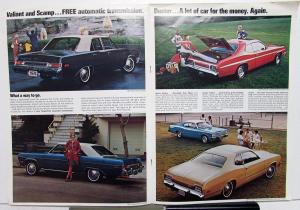 1974 Plymouth Chrysler Eight Small Car Buys XL Sales Brochure Original