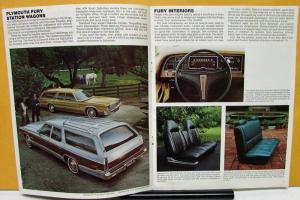 1974 Plymouth Wagons Suburban Fury Satellite Sales Brochure Original