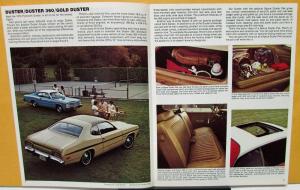 1974 Plymouth Duster Valiant Cuda Scamp Sales Brochure Original