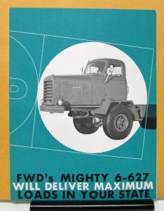 1960 1961 1962 FWD Truck Model 6 627 Will Deliver Maximum Sales Brochure