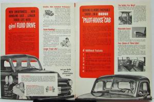 1951 Dodge Pickup Panel Truck B Models One Half Ton Sales Brochure Original