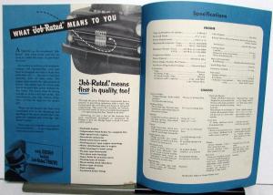 1951 Dodge Stake Van Trailer Truck J & K Models 2 & 1 Half Ton Sales Brochure