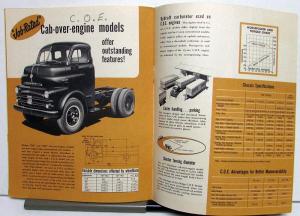 1951 Dodge Truck F G H Models One And A Half Ton Sales Brochure Original