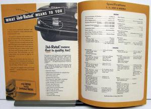 1951 Dodge Truck F G H Models One And A Half Ton Sales Brochure Original