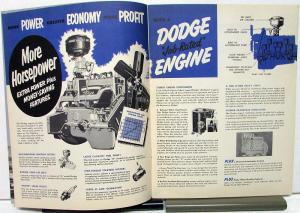 1951 Dodge Stake Express Truck D Models One Ton Sales Brochure Original