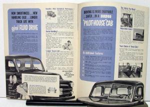 1951 Dodge Stake Express Truck D Models One Ton Sales Brochure Original