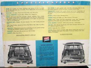 1950 Plymouth Dealer Color Sales Brochure Folder Suburbans Station Wagon